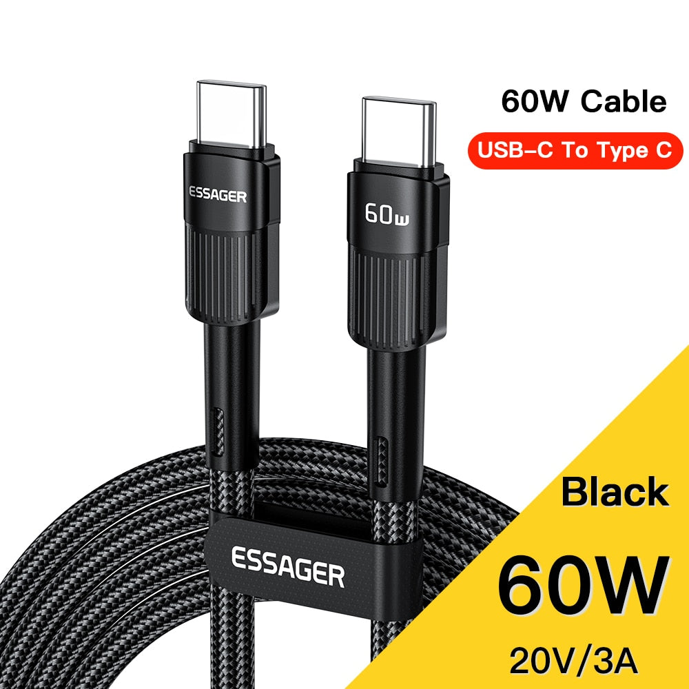 Cable USB Tipo C 60/100W Carga Rápida - UNIT Electronics